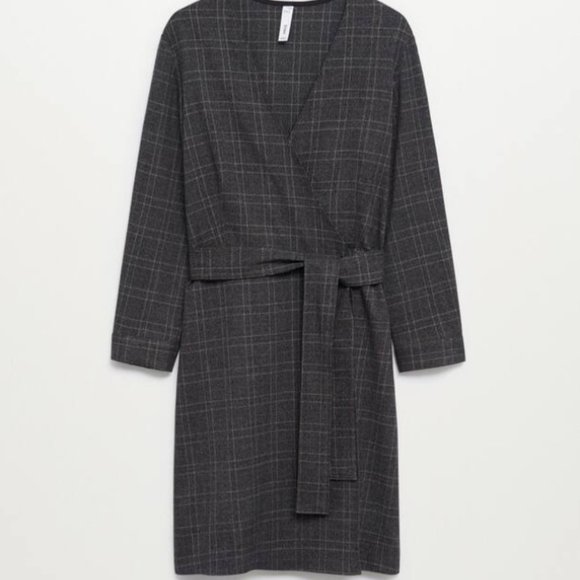 Mango - Belt Wrap Dress - Picture 1 of 6